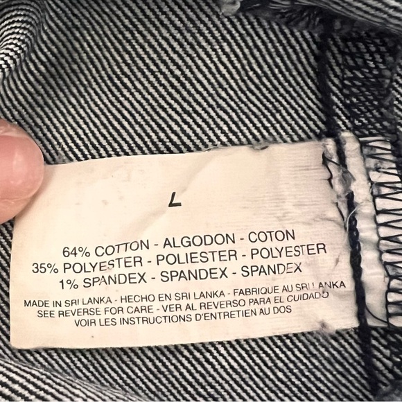 Jeanstar Jean jacket women’s size L, preowned - Picture 7 of 9